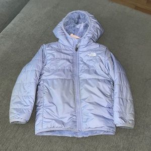 EUC North Face Mossbud swirl reversible jacket